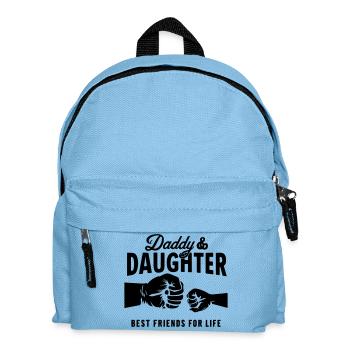 père fille meilleurs amis pour la vie - Sac à dos Enfant - bleu clair - Devant