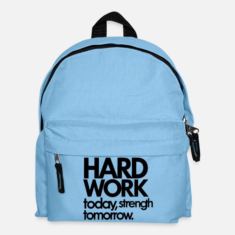 Abstraktes geometrisches Muster auf dunklem Hintergrund - Kinder Rucksack - Hellblau