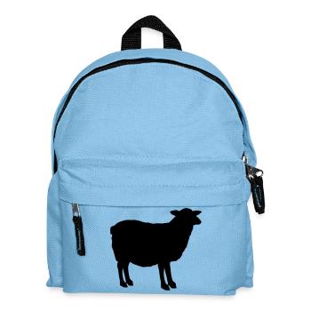 Silhouette de mouton - Sac à dos Enfant - bleu clair - Devant
