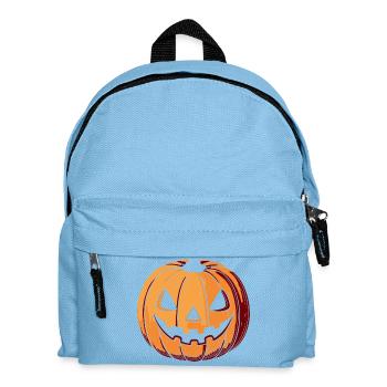 Pumpkin Jack O Lantern Expressive - Kids' Backpack - light blue - Front