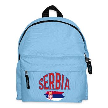 Serbia - Kids' Backpack - light blue - Front