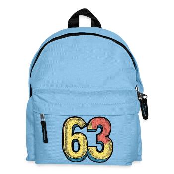 63 chiffres colorés - Sac à dos Enfant - bleu clair - Devant