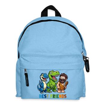 Dino Best Friends Caveman Comic - Kids' Backpack - light blue - Front