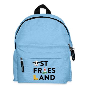 Ostfriesland - Kinder Rucksack - Hellblau - Vorne