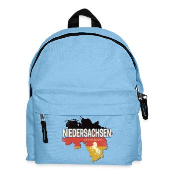 Niedersachsen Deutschland Bundesland Landkarte - Kinder Rucksack - Hellblau - Vorne