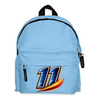 Numéro 11 Maillot de football Vitesse d’ailier - Sac à dos Enfant - bleu clair - Devant