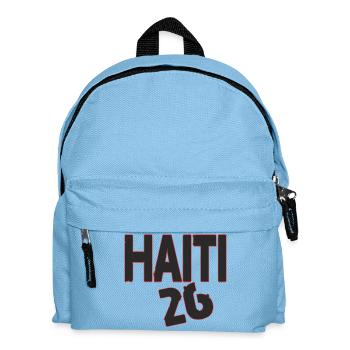 Bonne Journée du drapeau haïtien - Sac à dos Enfant - bleu clair - Devant
