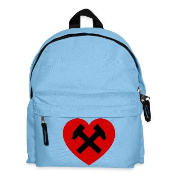 Heart with hammer and sickle - Kids' Backpack - light blue - Front