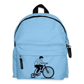unicycle - Kids' Backpack - light blue - Front