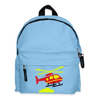 Rescue helicopter emergency doctor - Kids' Backpack - light blue - Front