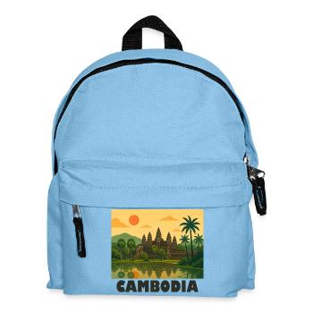Cambodia Angkor Wat - Kids' Backpack - light blue - Front