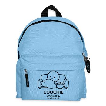 Couchie – Emotionally Horizontal | Cozy Mood - Kinder Rucksack - Hellblau - Vorne