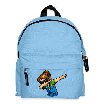 Enseignante de maternelle en dabing - Sac à dos Enfant - bleu clair - Devant