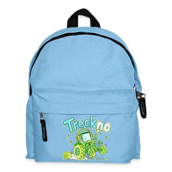 Treckno Traktor Techno Trecker Landwirt Party - Kinder Rucksack - Hellblau - Vorne