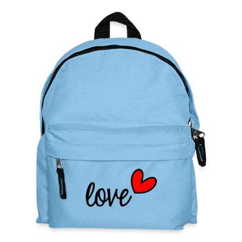 VALENTINSTAG. Junggesellinnenabschied. ICH LIEBE DICH. ICH LIEBE DICH. LIEBE - Kinder Rucksack - Hellblau - Vorne
