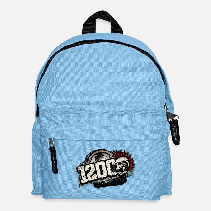 1200_Punk - Kinder Rucksack - Hellblau