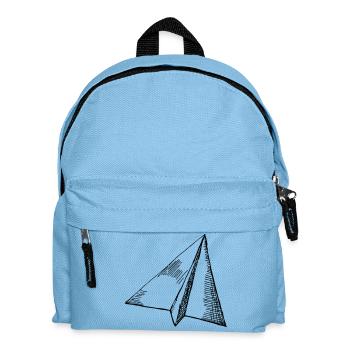 Papierflieger - Fliegen - Kinder Rucksack - Hellblau - Vorne