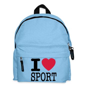 J'aime le sport - Sac à dos Enfant - bleu clair - Devant