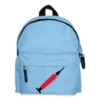 spritze - Kinder Rucksack - Hellblau - Vorne