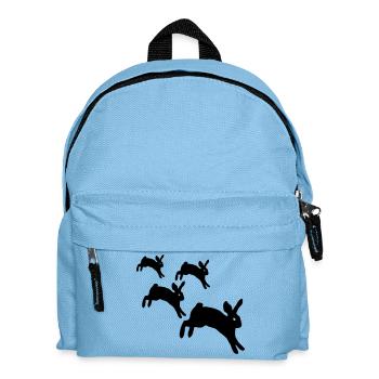 Lapins sautant - Sac à dos Enfant - bleu clair - Devant