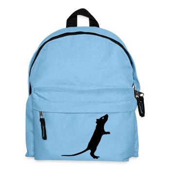 Ratte - Kinder Rucksack - Hellblau - Vorne