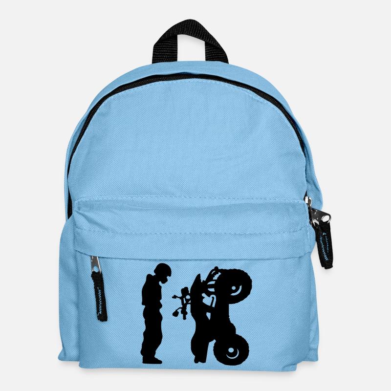 Quad - Kinder Rucksack - Hellblau