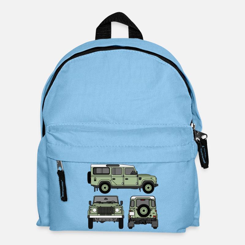 Defender 110 - Côtés - Sac à dos Enfant - bleu clair