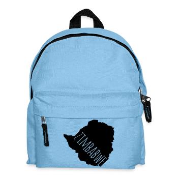 Zimbabwe - Kinder Rucksack - Hellblau - Vorne
