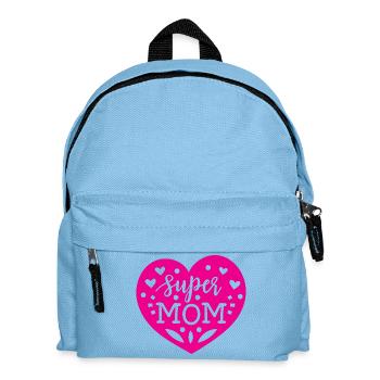 Super Mom - Kids' Backpack - light blue - Front