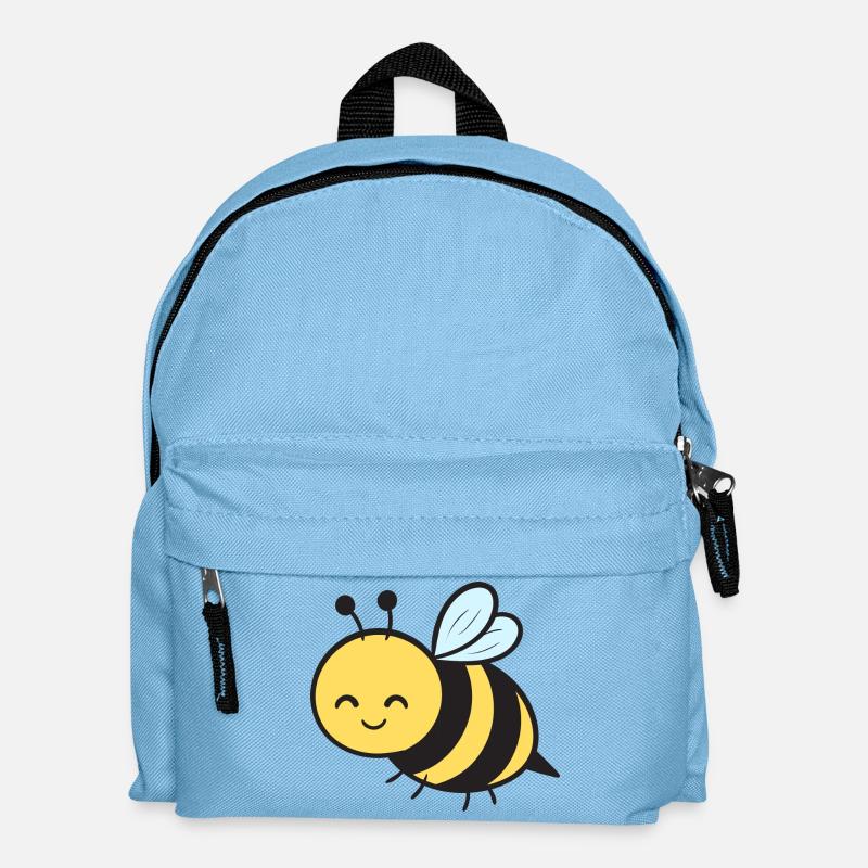 Biene Bienen - Kinder Rucksack - Hellblau