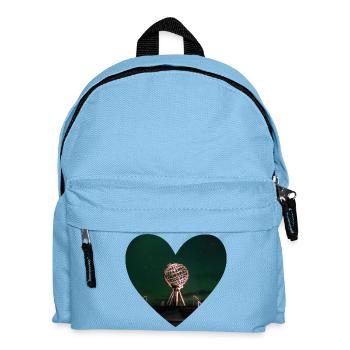 Nordkap Herz - Kinder Rucksack - Hellblau - Vorne