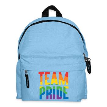 Pride Month LGBT - Team Pride - Kinder Rucksack - Hellblau - Vorne