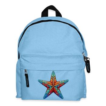 Seestern - Kinder Rucksack - Hellblau - Vorne