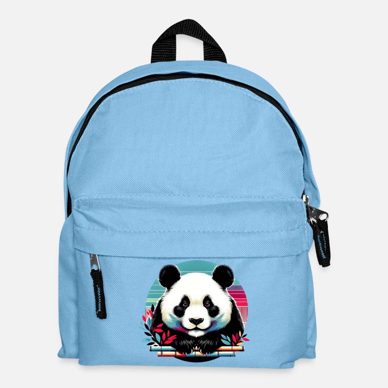 Panda - Sac à dos Enfant - bleu clair