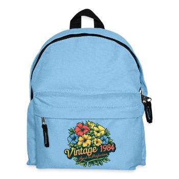 Vintage 1984 - Aged to perfection - Kinder Rucksack - Hellblau - Vorne