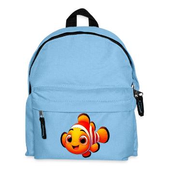 Poisson-clown - Sac à dos Enfant - bleu clair - Devant