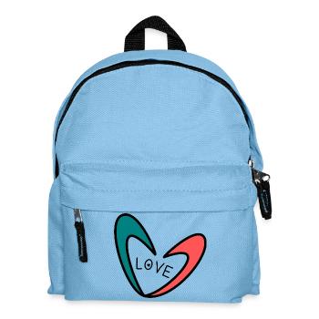 LIEBE. HERZ. HERZ. HERZ. VATERTAG - Kinder Rucksack - Hellblau - Vorne