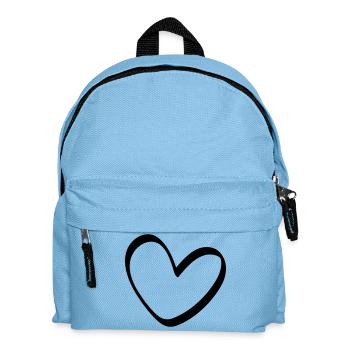 The Unequal Heart Outline - Kids' Backpack - light blue - Front