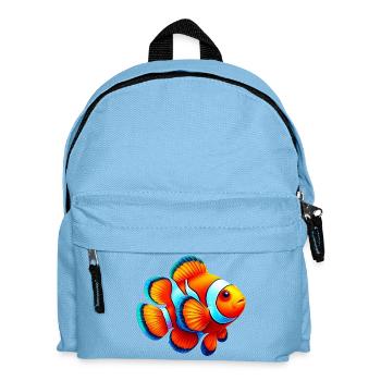 Clownfische - Kinder Rucksack - Hellblau - Vorne