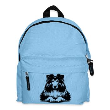 Collie - Kinder Rucksack - Hellblau - Vorne