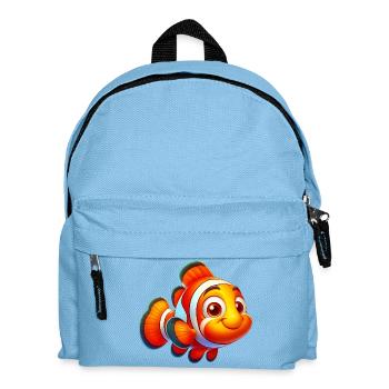 Clownfische - Kinder Rucksack - Hellblau - Vorne