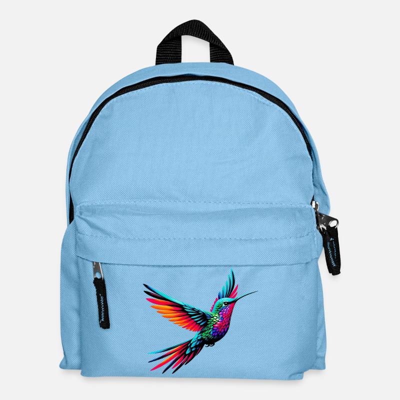 Kolibri - Kinder Rucksack - Hellblau