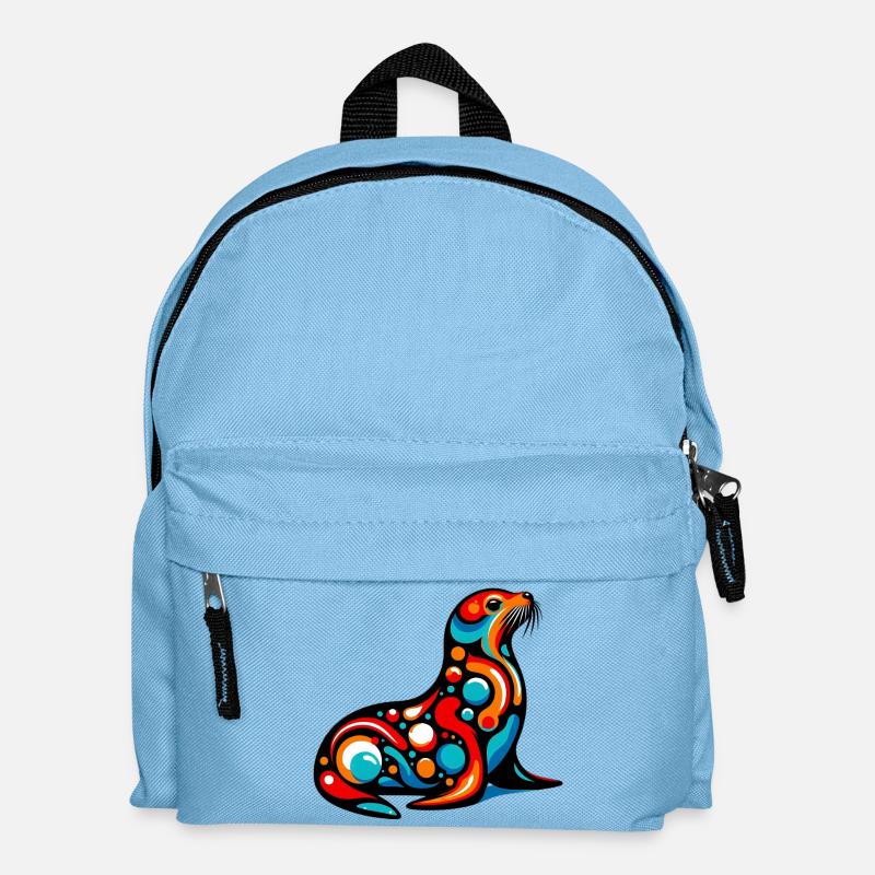 Seal - Kids' Backpack - light blue
