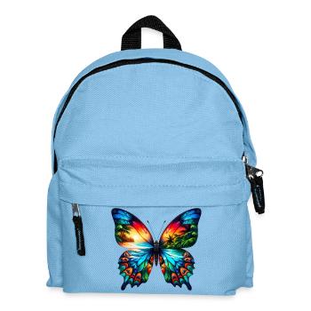 Butterfly - Kids' Backpack - light blue - Front