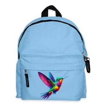 Kolibri - Kinder Rucksack - Hellblau - Vorne