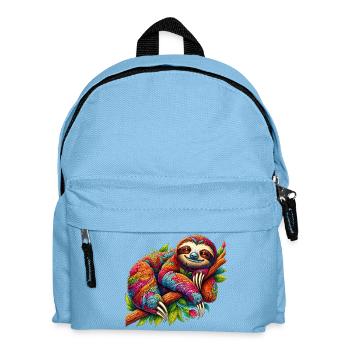 Sloth - Kids' Backpack - light blue - Front