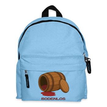 BODENLOS - Kinder Rucksack - Hellblau - Vorne
