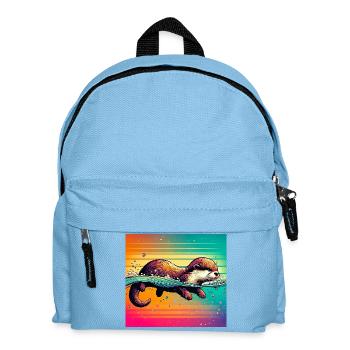 loutre - Sac à dos Enfant - bleu clair - Devant