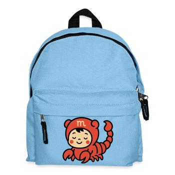 Cute Astro Scorpio Zodiac Sign - Kids' Backpack - light blue - Front