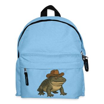 Amphibien préhistorique dessin animé Texas Evolution - Sac à dos Enfant - bleu clair - Devant